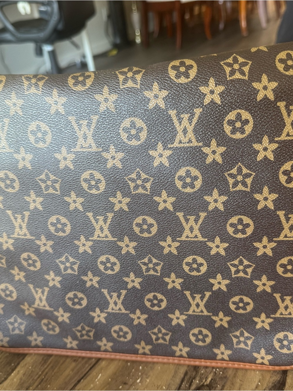Louis Vuitton Monogram Messenger Bag in Brown and Tan